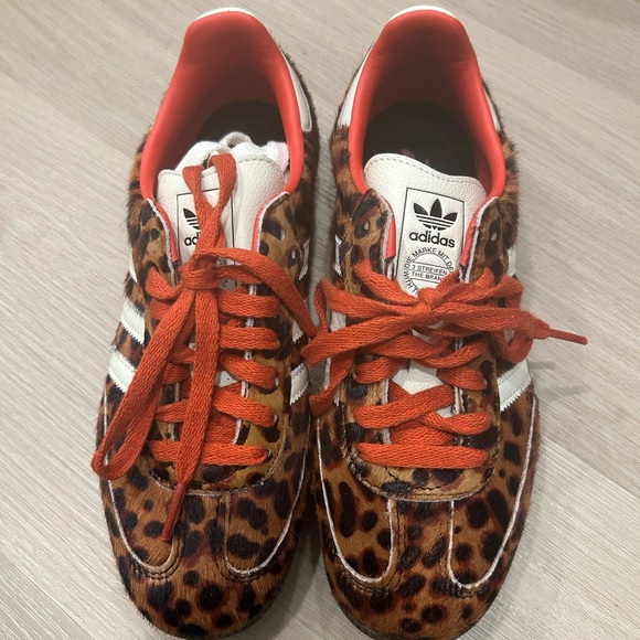 Adidas Leopard Print Sambas - Picture 1 of 7